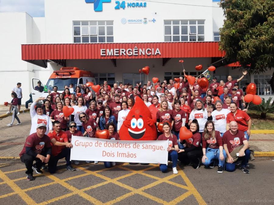 Em 2022, Grupo de Doadores de Sangue participou pela primeira vez do Desfile Cívico de 7 de Setembro