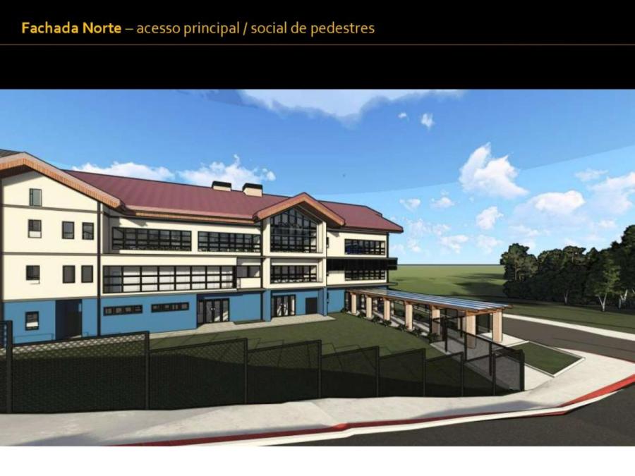 Projeto da futura escola municipal do bairro União