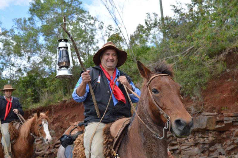 Cavalgada será liderada pelo tradicionalista Cesar Barbosa, popular Amarelo (Foto: Arquivo JDI)