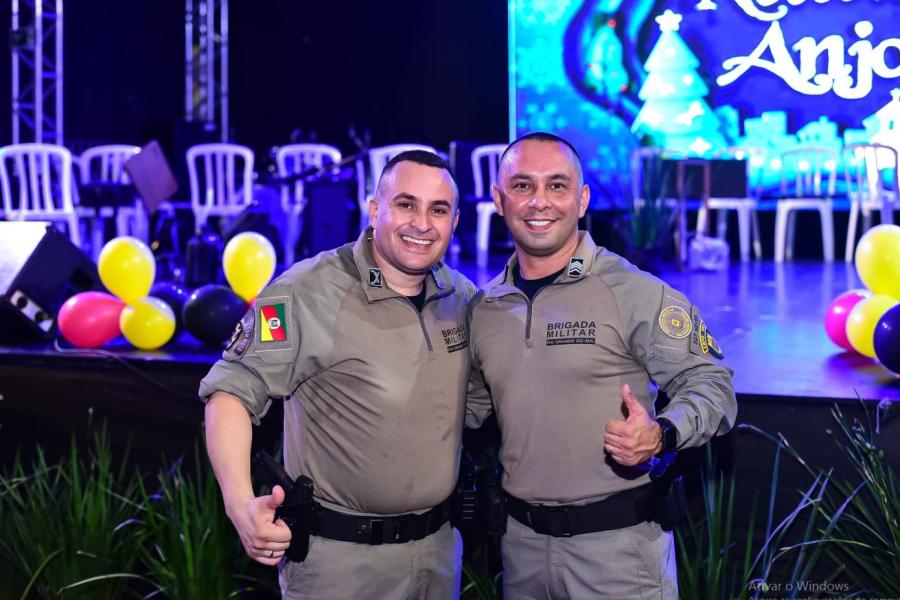 Soldado Razeira e Sargento Neves foram os instrutores das turmas 