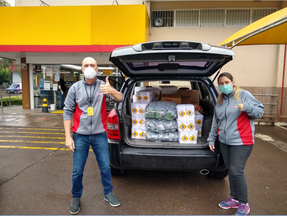 Asun Supermercados também colaborou com doação de alimentos