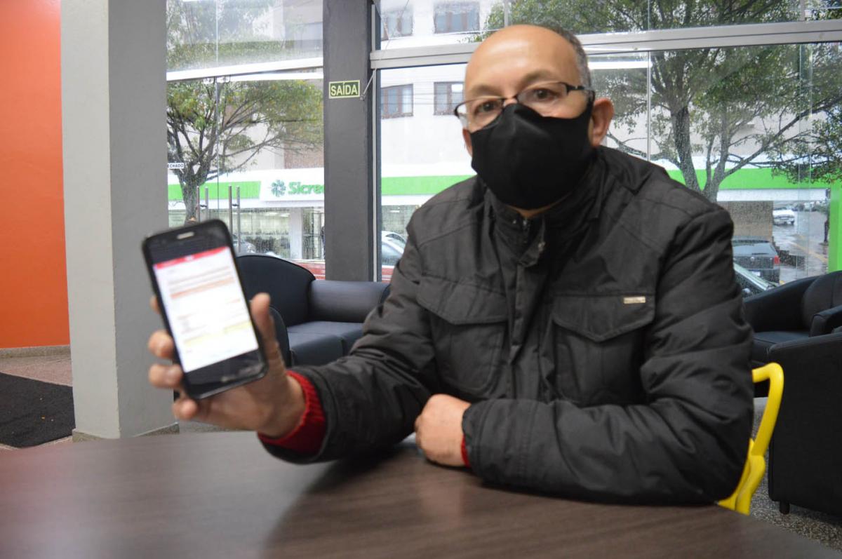 Joracir Filipin fez alerta nas redes sociais Joracir Filipin fez alerta nas redes sociais