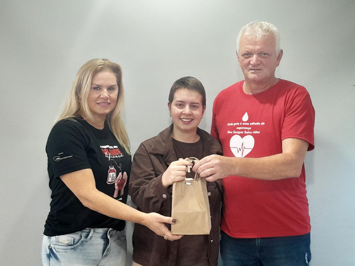 Elaini Griebeler, Tainara Dutra e Sérgio Kroetz