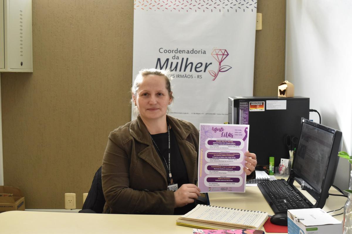 Claudete Fritzen, da Coordenadoria da Mulher (Foto: Divulgação)