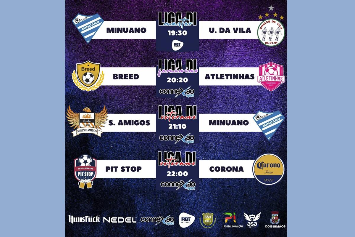 Confira a ordem dos jogos Confira a ordem dos jogos
