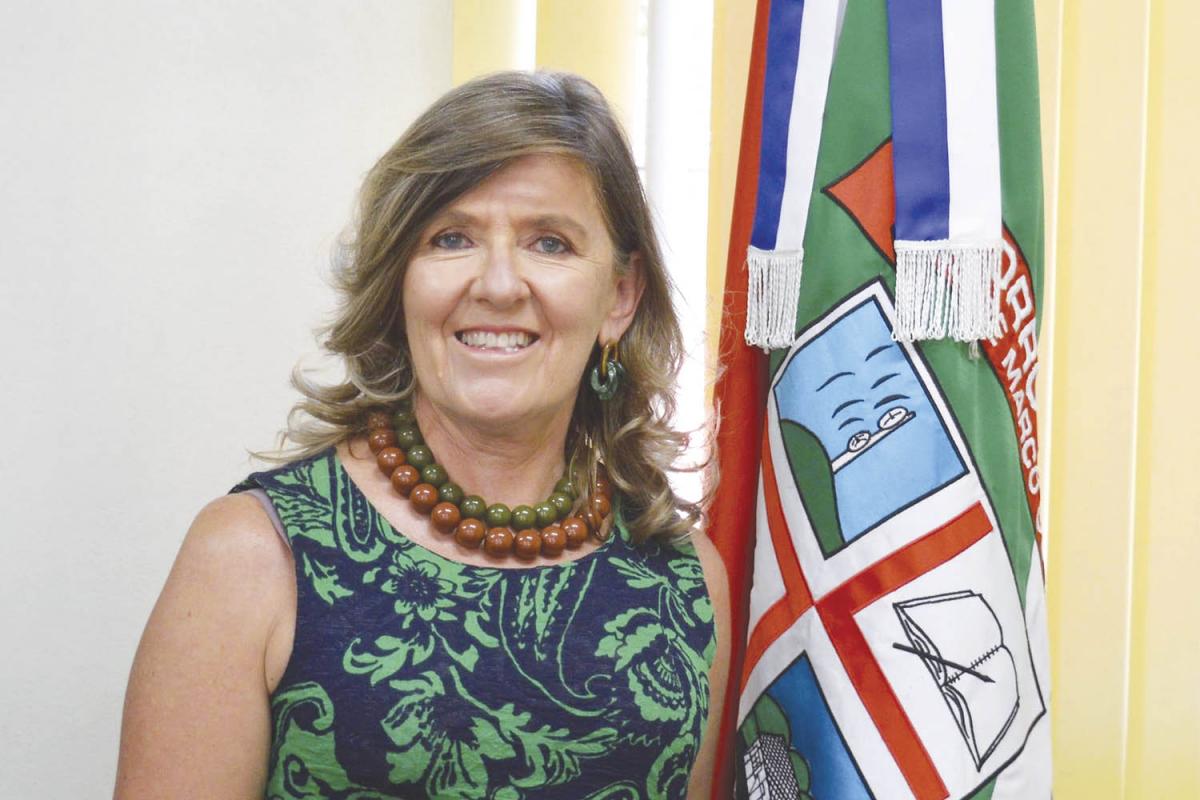 Prefeita falou sobre os 29 anos de emancipação de Morro Reuter (Foto: Divulgação / PMMR) Prefeita falou sobre os 29 anos de emancipação de Morro Reuter (Foto: Divulgação / PMMR)