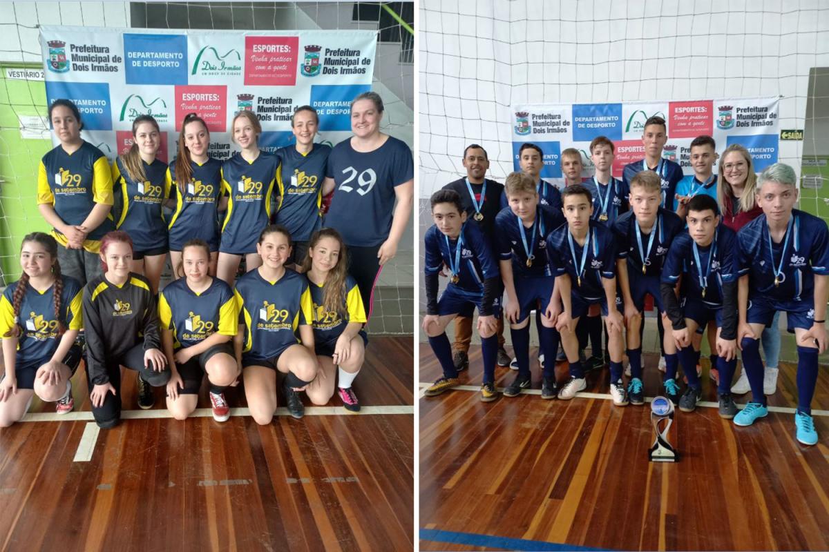 29 de Setembro foi campeã da categoria infantil no feminino e no masculino 29 de Setembro foi campeã da categoria infantil no feminino e no masculino