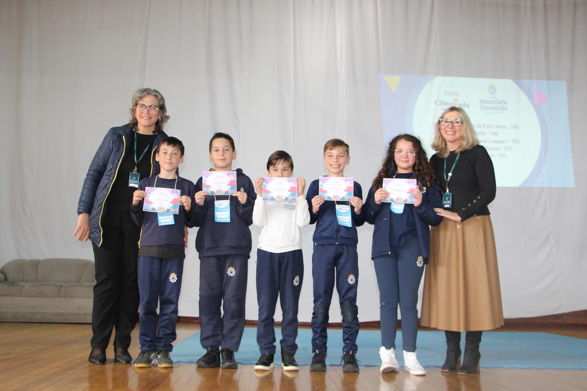 Premiados na Olimpíada de Matemática da Matific