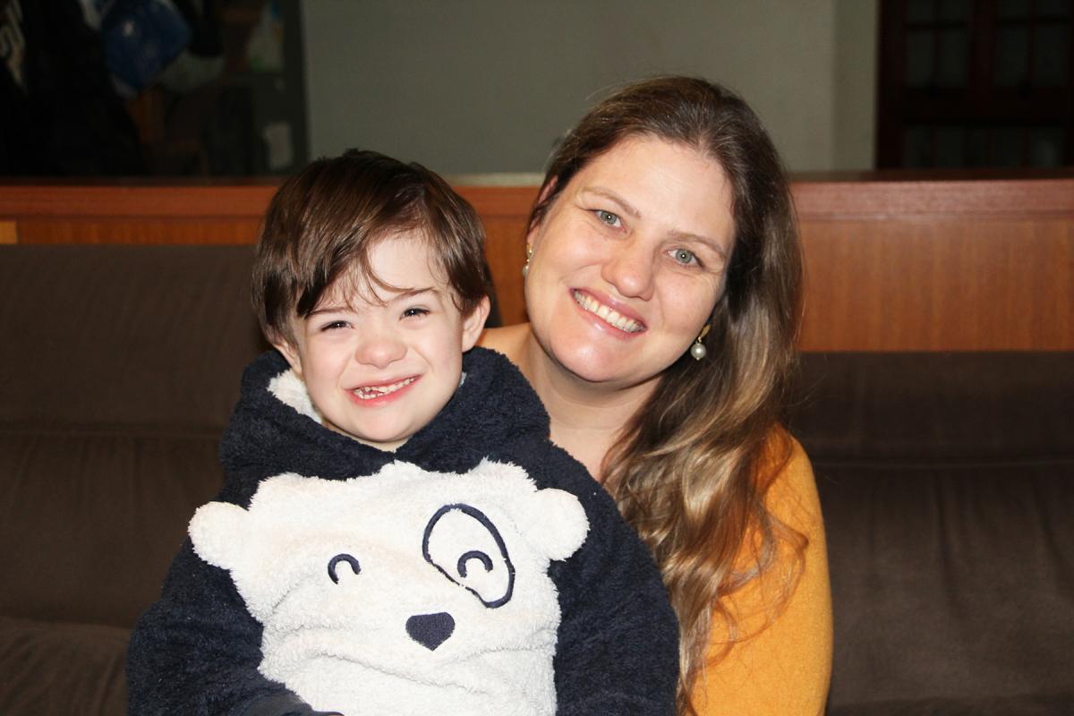 Daniela com Bê, de 5 anos