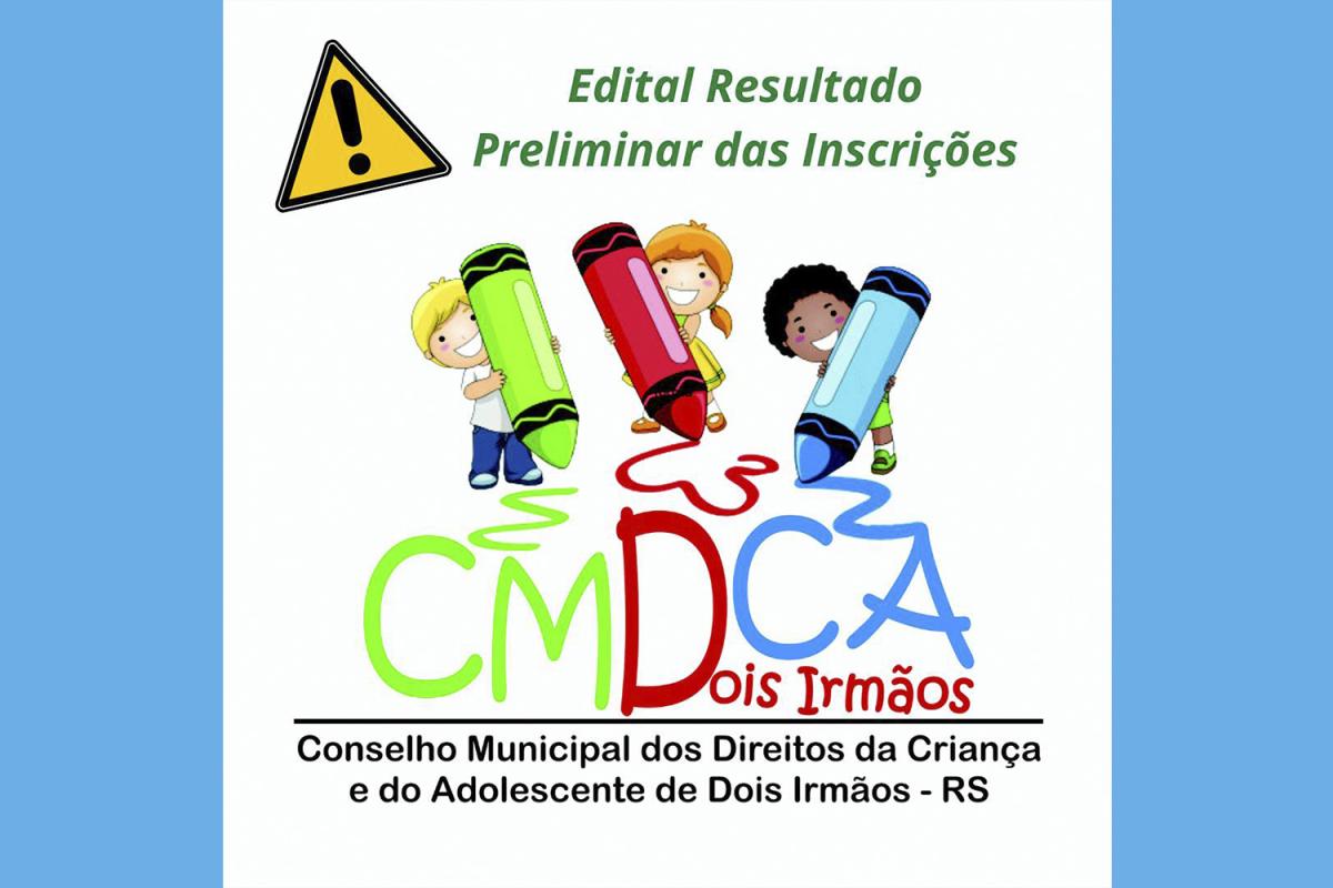 Resultado preliminar das inscrições tem cinco indeferidas Resultado preliminar das inscrições tem cinco indeferidas