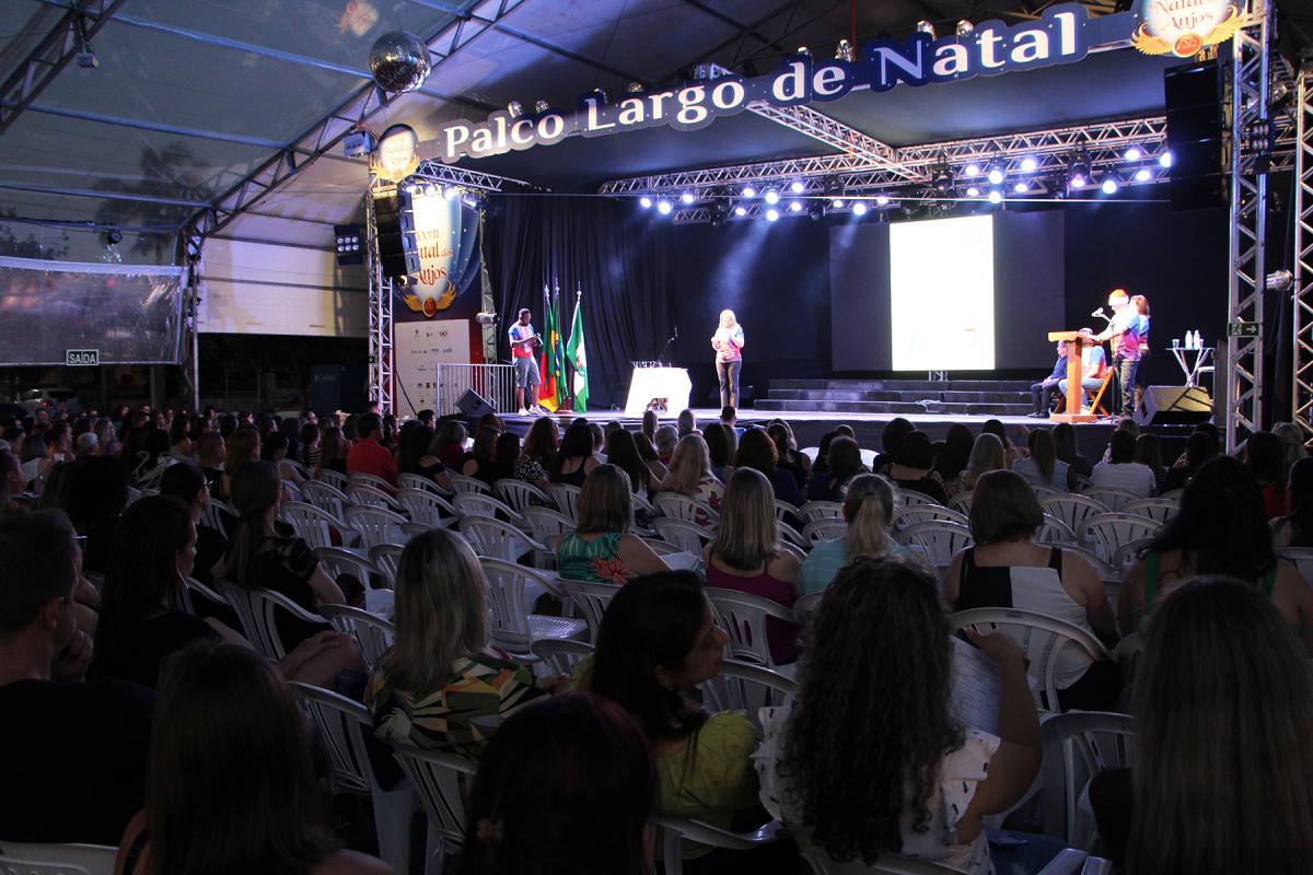 Evento ocorreu no palco principal do Natal dos Anjos