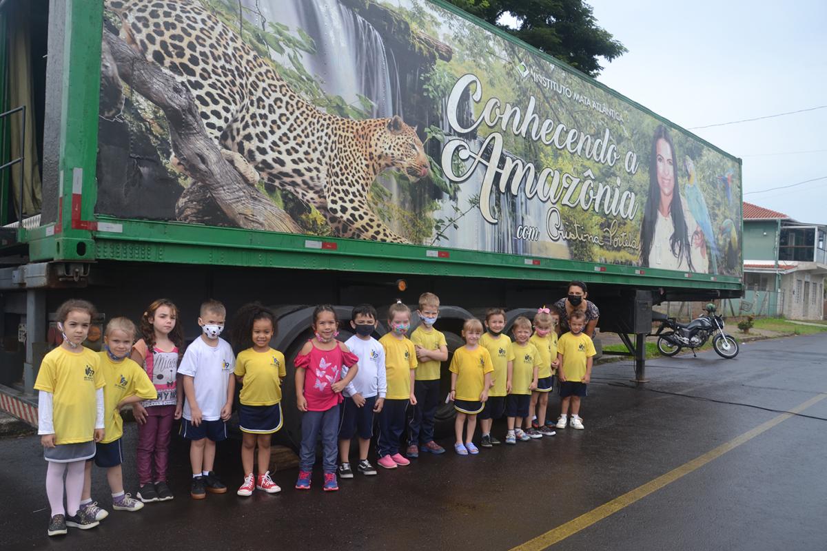 Alunos da turma NB aprenderam sobre a fauna e a flora de uma forma diferente