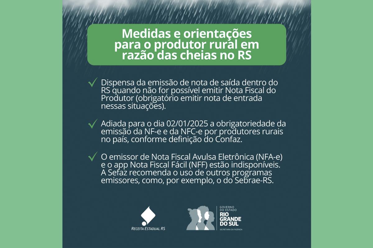 Confira as informações