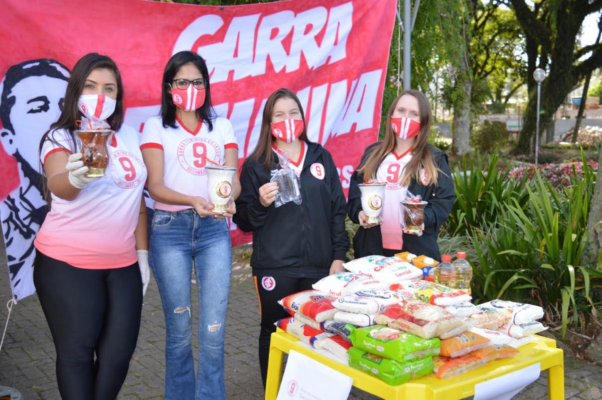 Claudiane, Juliana, Andressa e Pietra, da Garra Feminina