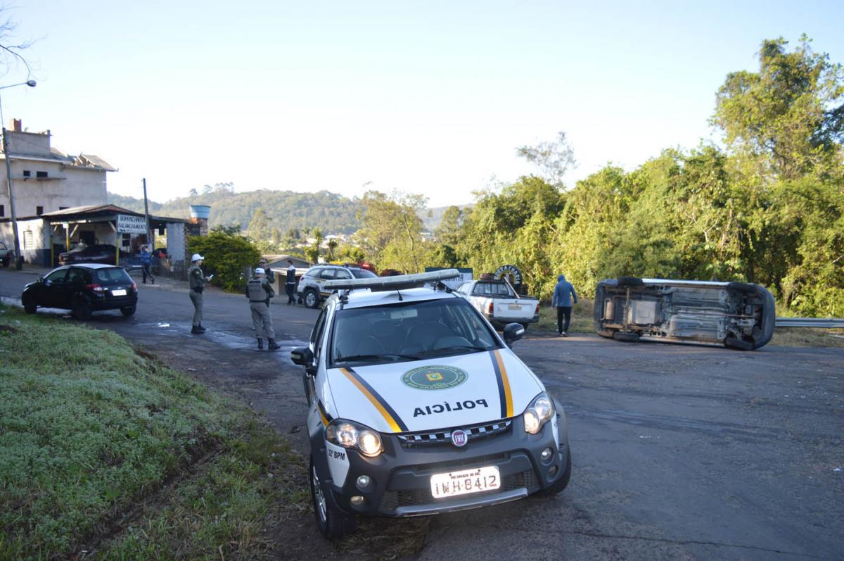 Bandido se envolveu em acidente na fuga