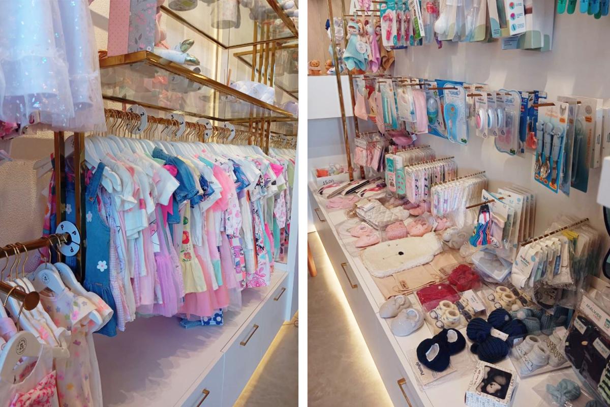 São várias opções em moda infantil