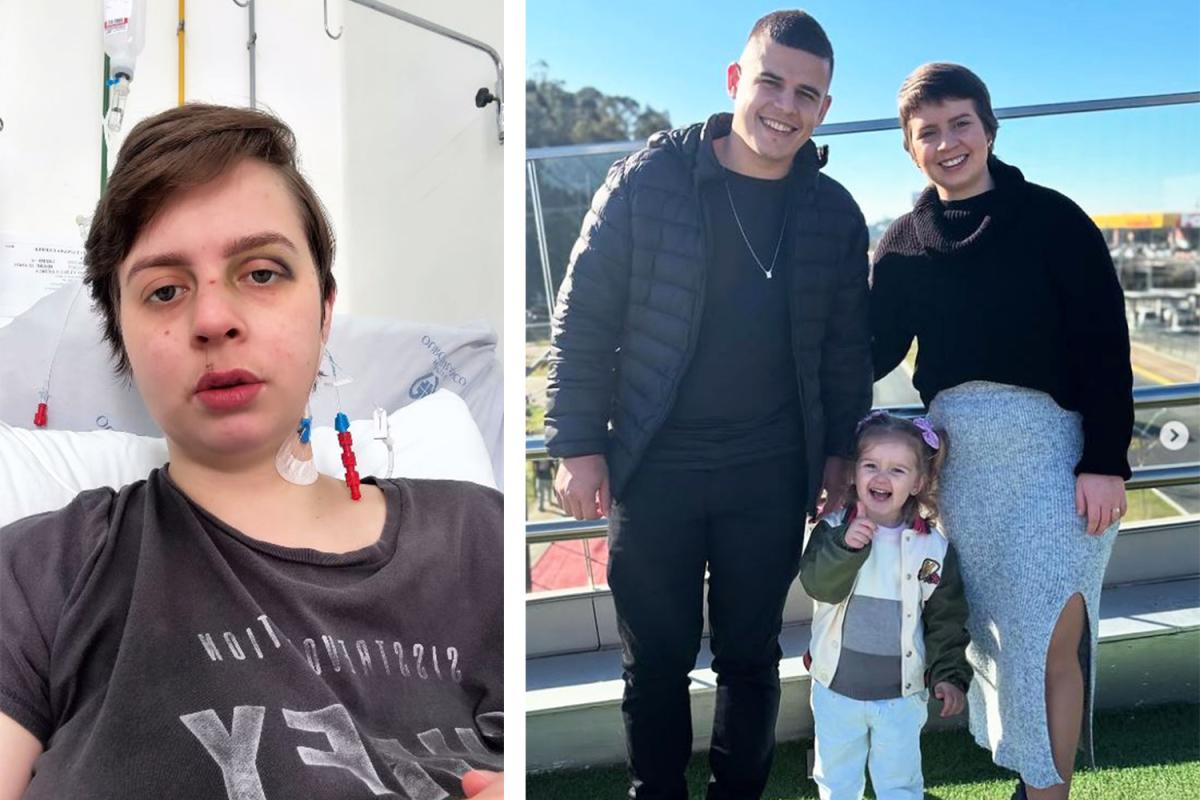 Ela fez um apelo nas redes sociais nesta quarta. Ao lado, com o marido Douglas e a filha
