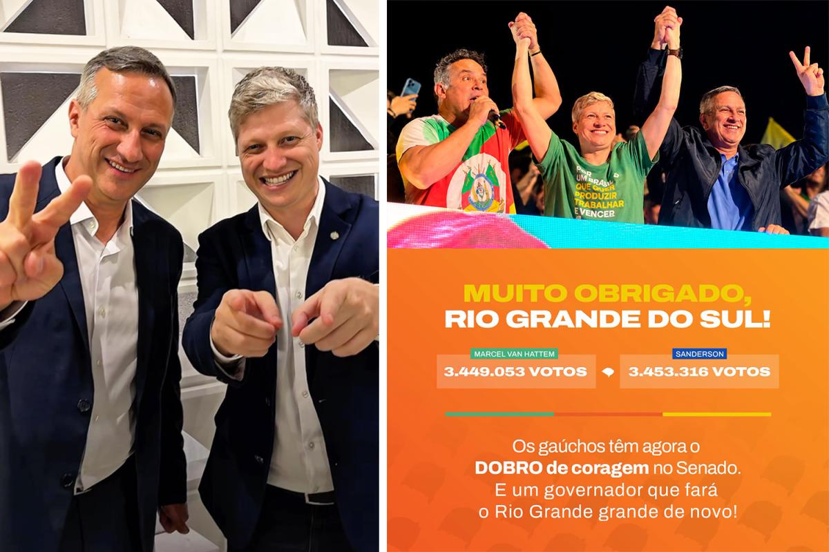 Senadores eleitos fizeram um agradecimento aos eleitores (Fotos: Divulgação)