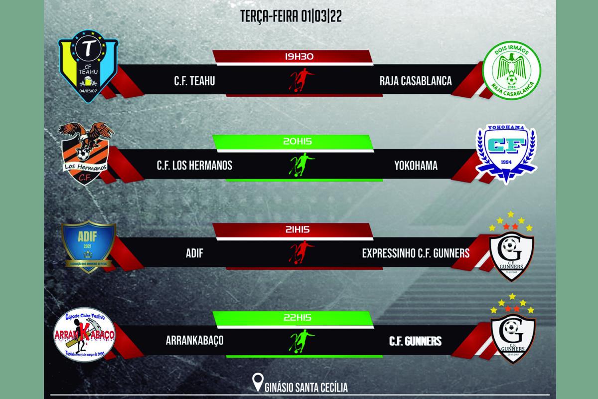 Competição terá mais cinco jogos nesta terça-feira
