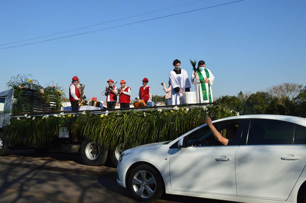 Bênção ocorreu no final da Rua São Leopoldo