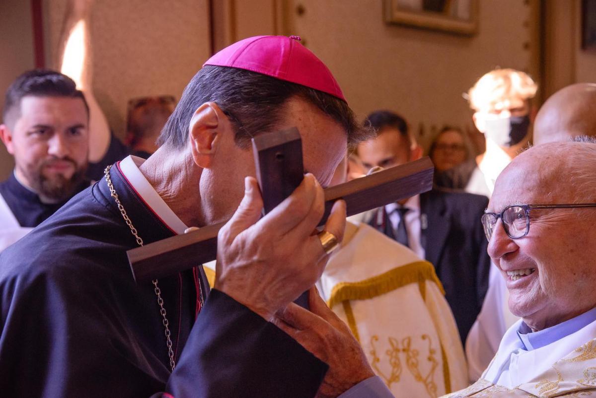 Monsenhor na posse do bispo Dom João Francisco (Foto: Divulgação)