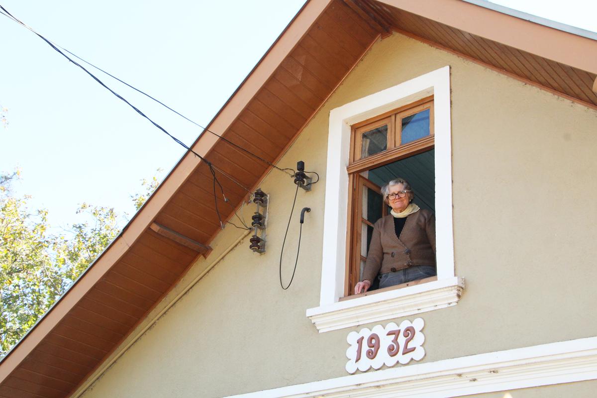 Nelcy Collet se abrigou no sótão da casa, construída em 1932