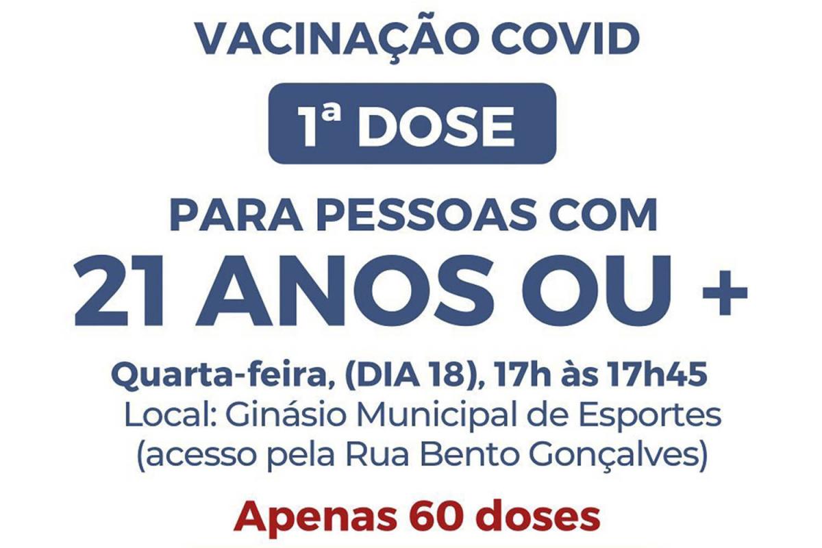 São apenas 60 doses