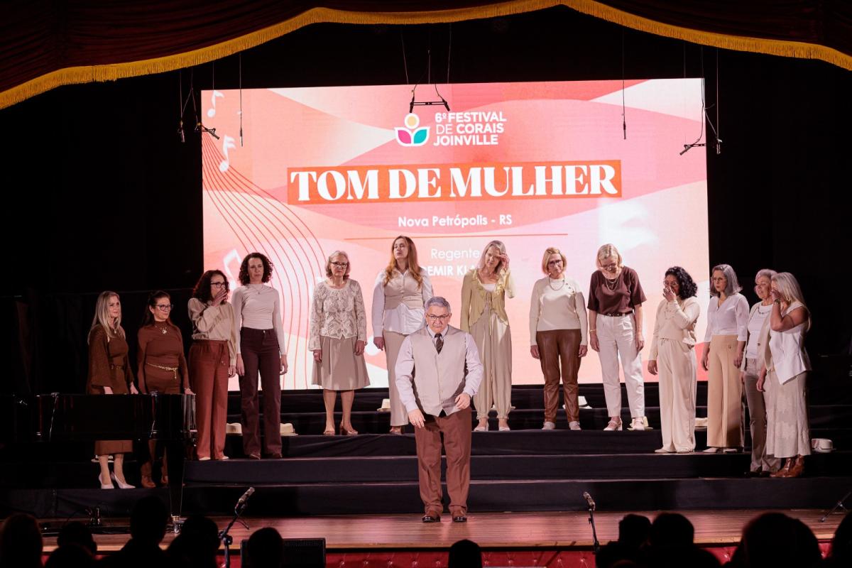 Tom de Mulher é o coral anfitrião (Fotos: Divulgação)