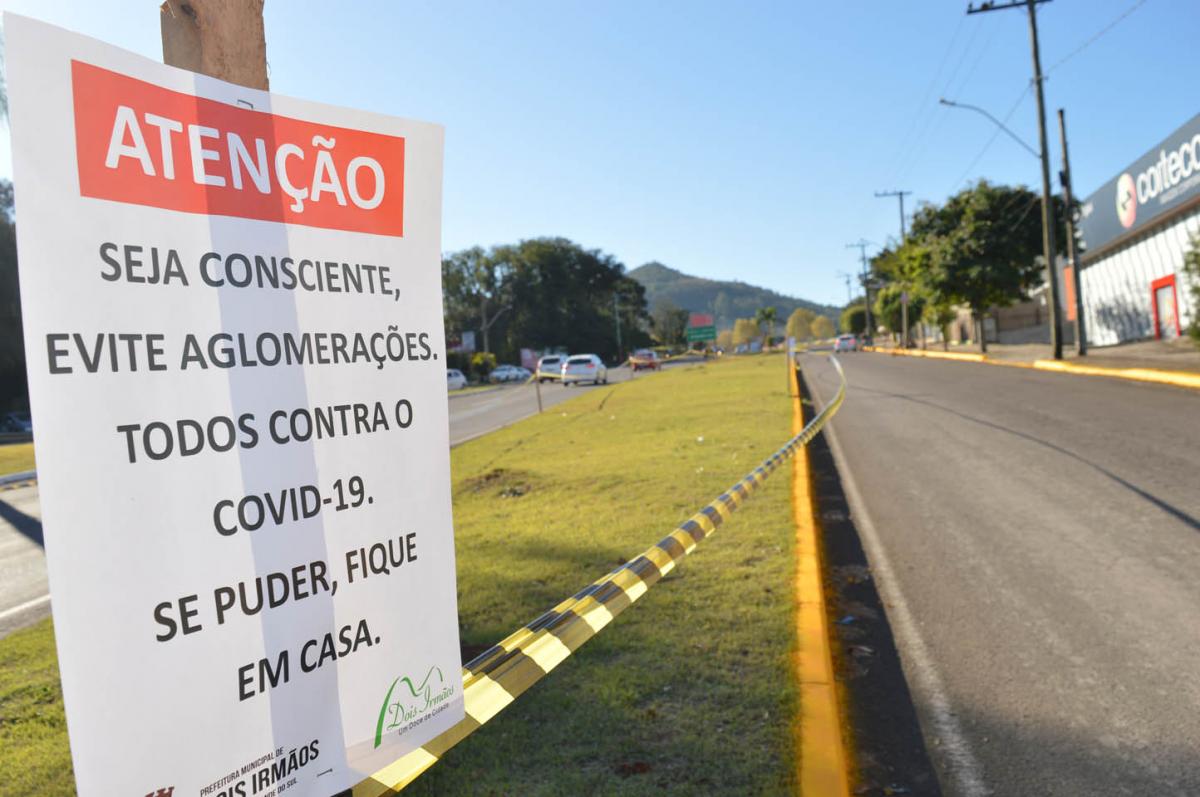 Em maio, município já havia isolado os canteiros centrais (Arquivo JDI)