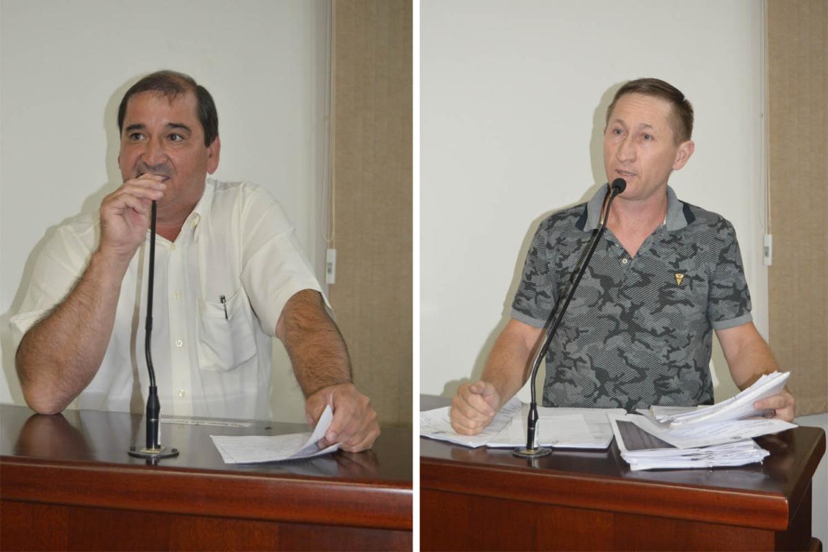 Vereadores Paulino Renz e Paulo Fritzen (Arquivo JDI)