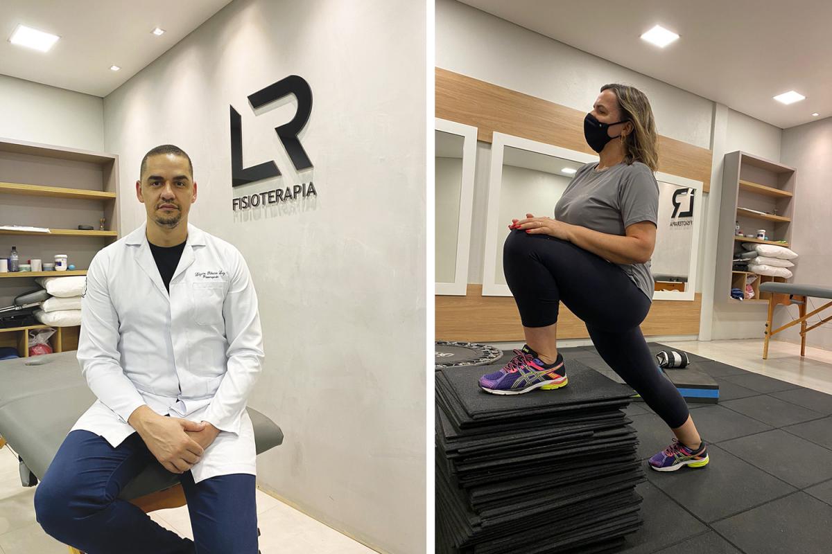 Fisioterapeuta Lázaro Ribeiro Luz atendeu 16 pacientes, entre eles Ivana Collet Fisioterapeuta Lázaro Ribeiro Luz atendeu 16 pacientes, entre eles Ivana Collet