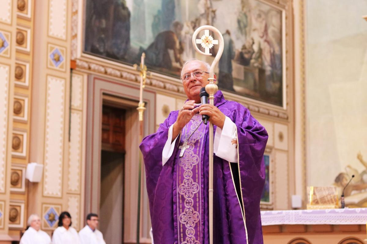 Bispo Dom Zeno fez o anúncio oficial nesta terça-feira Bispo Dom Zeno fez o anúncio oficial nesta terça-feira