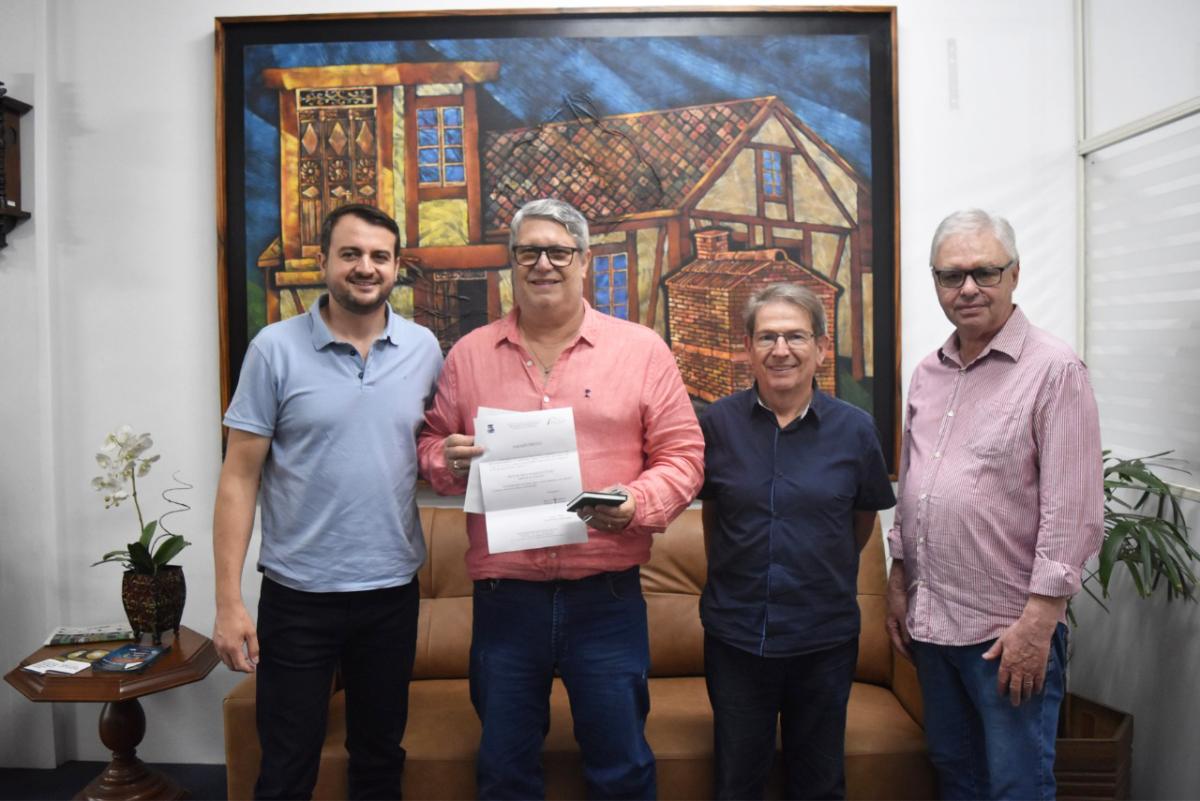Jerri, Heitor, Juarez e João Luiz (Foto: Divulgação / PMDI)