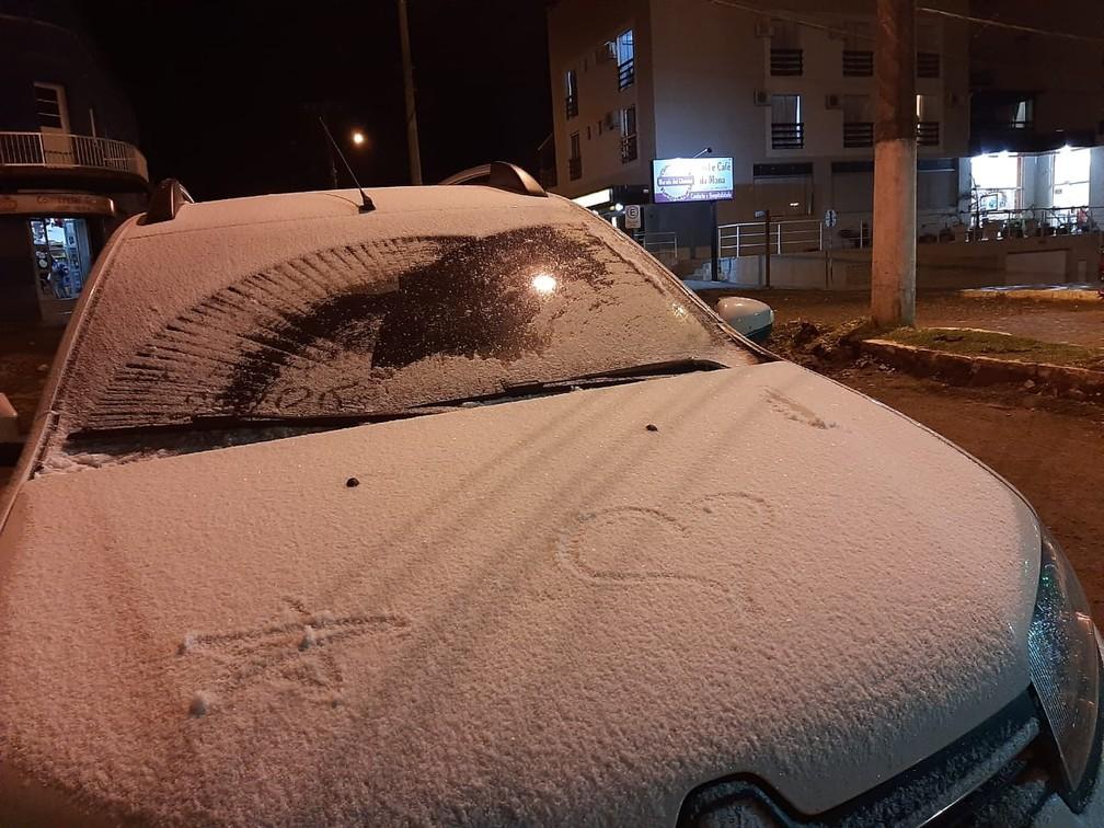 Neve em São José dos Ausentes