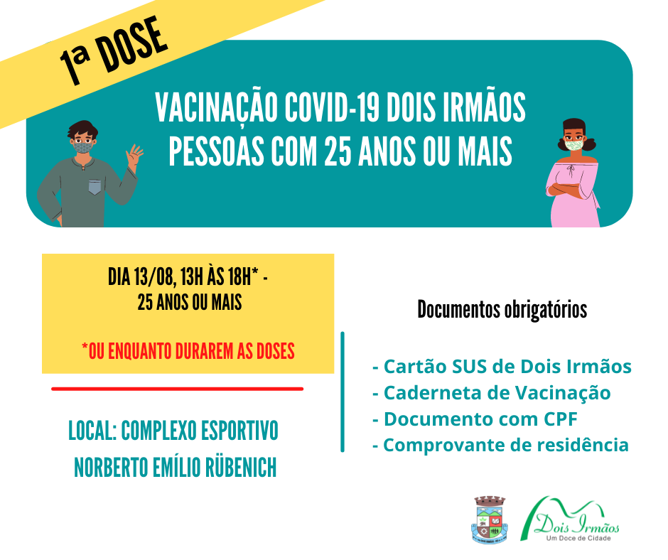 Aplicação acontece das 13h às 18h