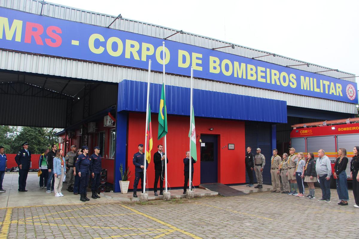 Guarda do fogo é feita pelo Corpo de Bombeiros