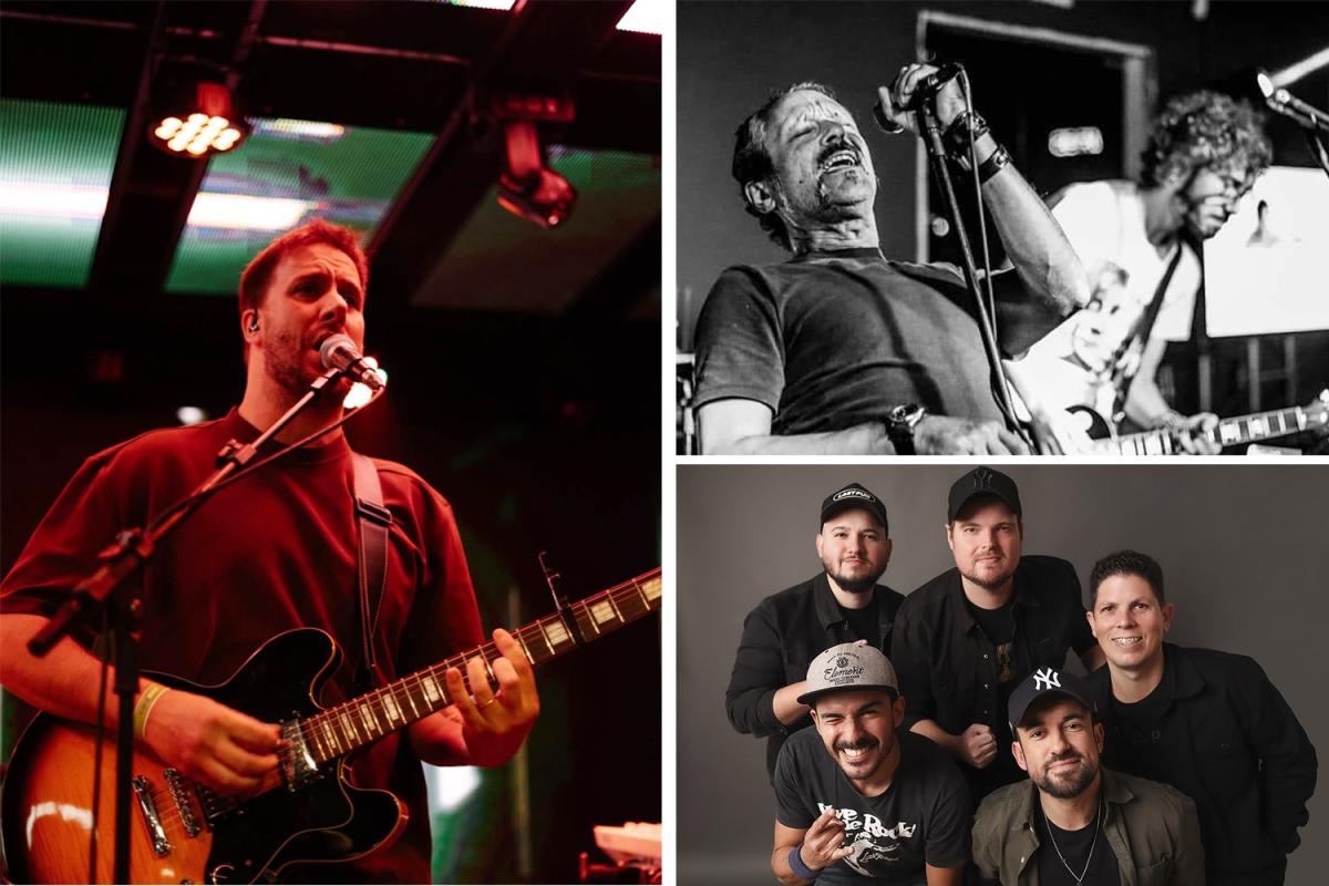 Valente, Folha Seca e Last Fun são atrações (Fotos: Divulgação / Bandas)