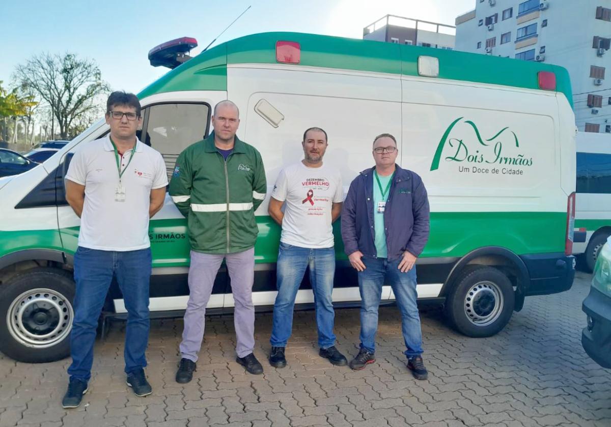 Motoristas Airton, Leonel, Lucio e Márcio