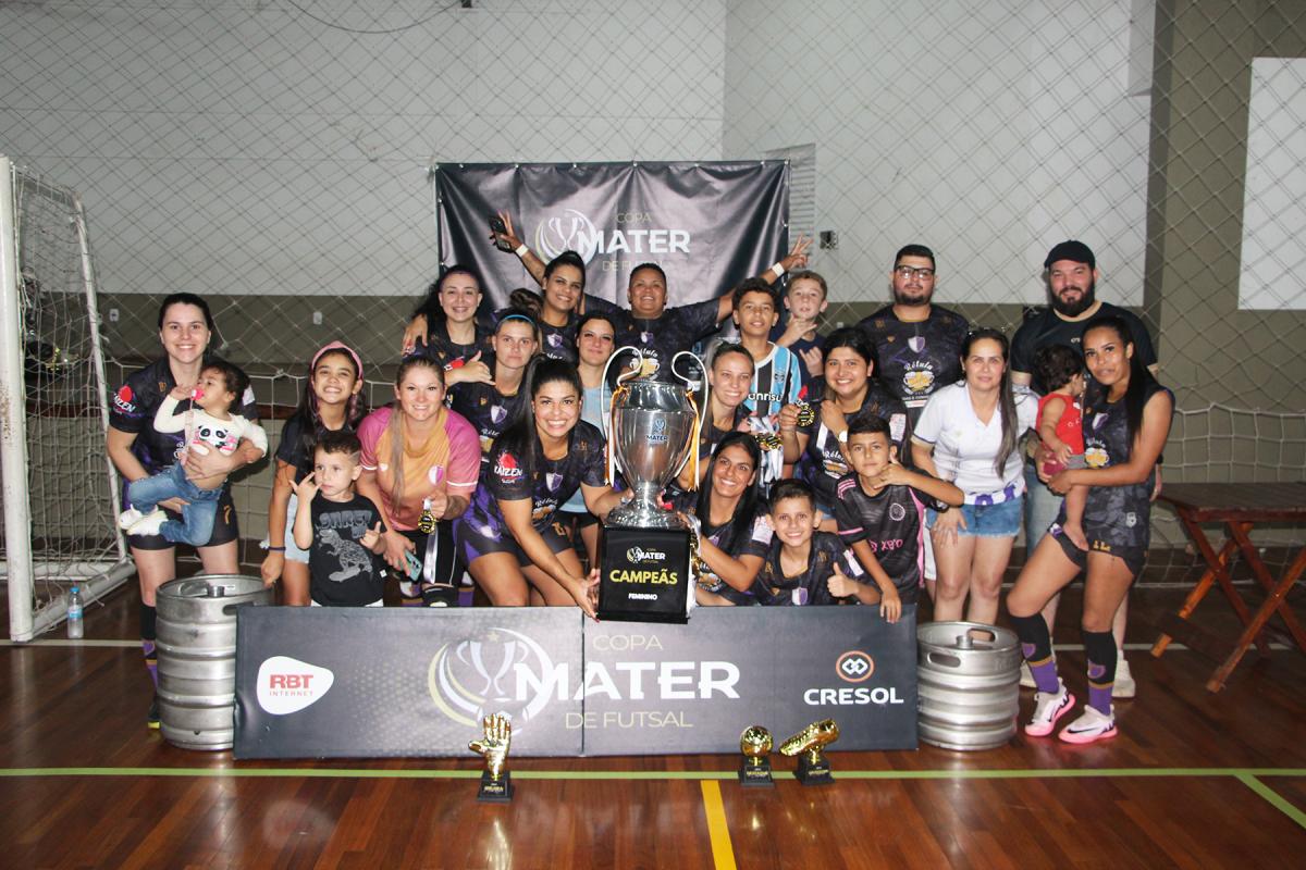Suave Veneno, de Novo Hamburgo, é a grande campeã da Copa Mater no feminino