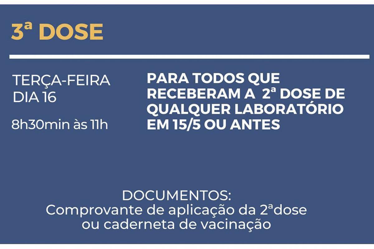 Será das 8h às 11h