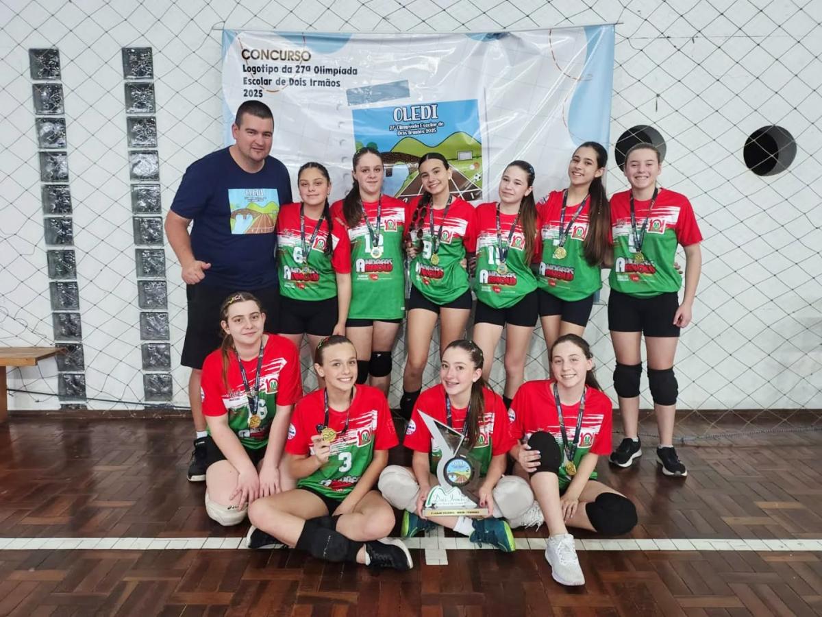 Escola estadual 10 de Setembro – Campeã no feminino (Fotos: Divulgação / Desporto)