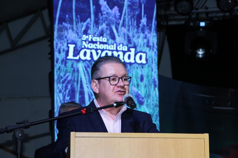 É a primeira vez, em 30 anos de história, que um governador do Estado participa de um evento oficial em Morro Reuter