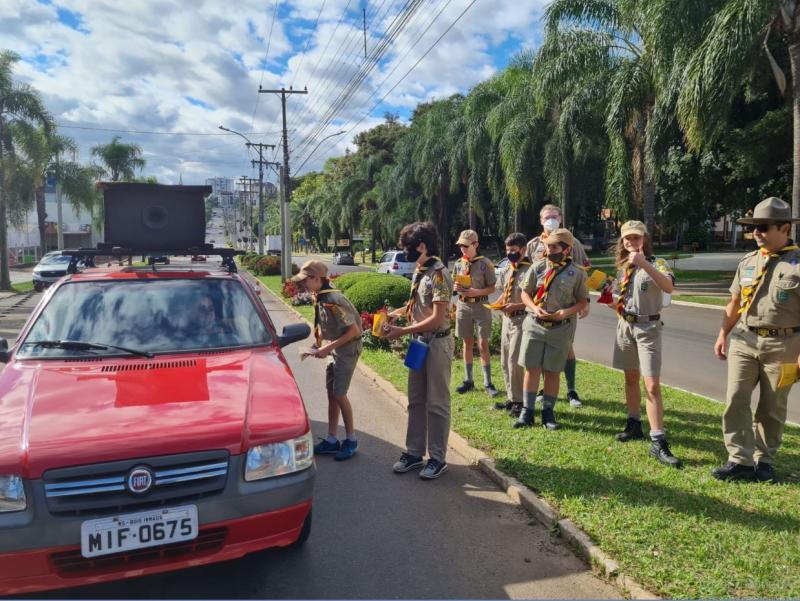 Grupo Escoteiro Os Moicanos foi parceiro da ação