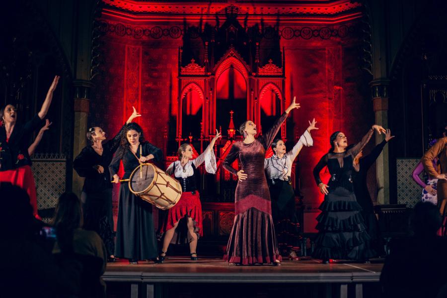 Apresentação de dança flamenca encantou o público