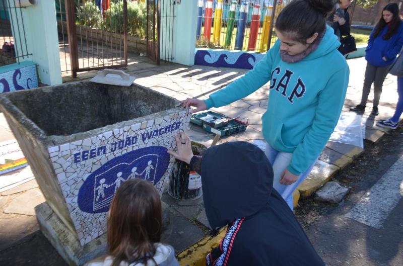 Trabalho teve a participação dos alunos