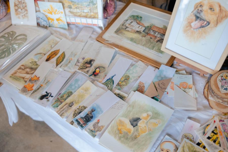 Artes em exposição do festival