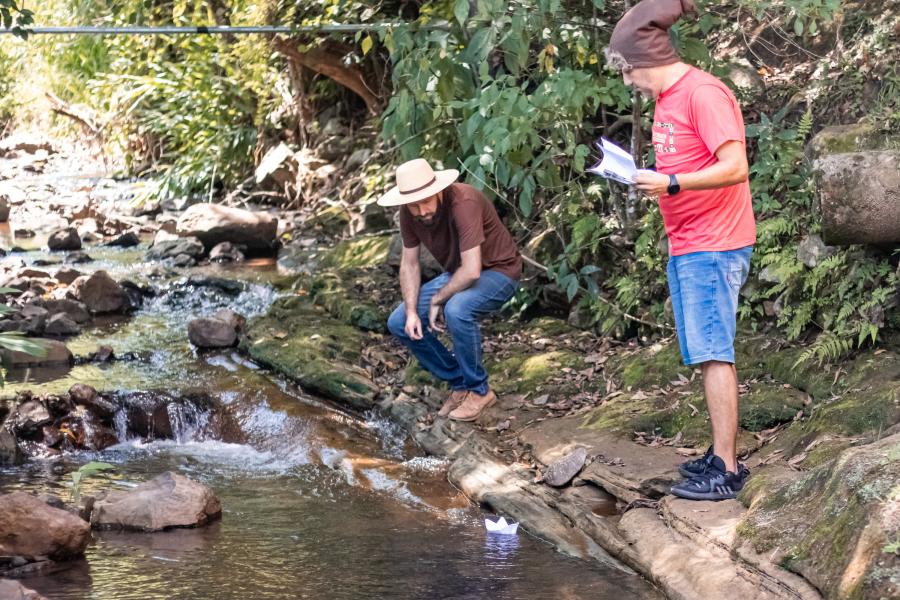 Atividades de busca exploraram a natureza de Picada Café
