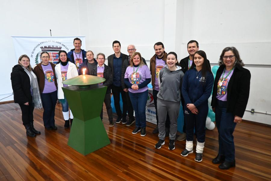 Autoridades presentes no evento