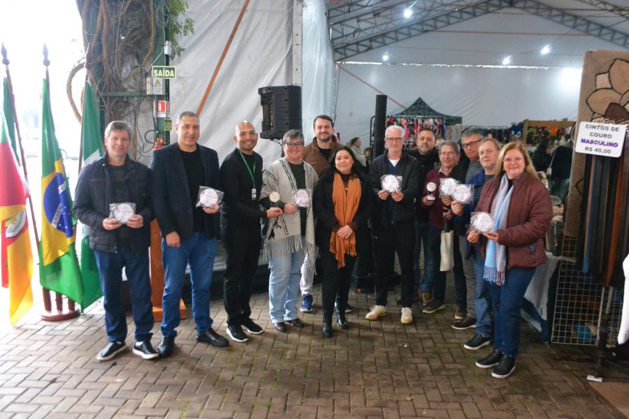 Autoridades presentes no evento
