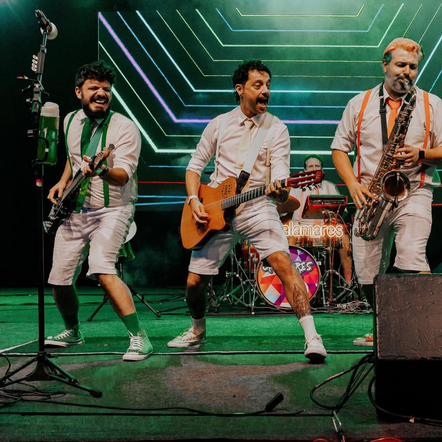 Banda Calamares anima da Festa da Virada no dia 31 de dezembro